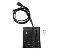 Vvikizy Panel Frontal de la BahíA de Flexión de 3.5 Pulgadas USB 19PIN Tipo E Interfaz de Entrada USB A 5GBPS Tipo C 10GBPS Tasa de Transferencia de 20GBPS