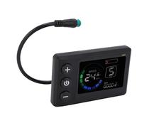 Vvikizy Pantalla LCD de Bicicleta Eléctrica ABS con Diseño de Retroiluminación de de Marchas Integrado para una Visibilidad Clara para Ciclistas a los Que Les Gustan los desafíos.