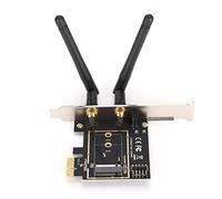 Vvikizy PCI E 1X para Liquidar una Tarjeta Adaptadora Inalámbrica, Expansión de la Red, Rendimiento Estable con Material ABS, para WinXP, Adecuado para la Clave A o