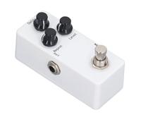 Vvikizy Pedal de Efecto de Control de Pedal de Retardo de Guitarra LED de Aluminio Duradero DC 9V Suministros de Guitarra Eléctrica