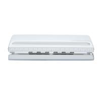 Vvikizy Perforadora de Papel de 6 Orificios Estable y Segura para A3 A4 A5 B3 B4 B5, Perforadora de Papel Manual Portátil con Espacio entre Orificios Ajustable, Profundidad de Perforación de 7 Mm,