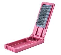 Vvikizy Pincel de Zapato, Diseño Plegable Compacto Liviano para Zapatos de Baile de Salón de Baile, con 5 Colores para Elegir Previamente Solas (Vino rojo)