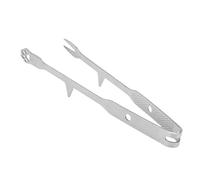 Vvikizy Pinzas de Cocina de Acero Inoxidable 316 con Punta Vertical Antideslizante, Pinzas para Barbacoa para Asar Carne, Verduras, Servir Ensalada