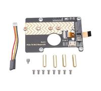 Vvikizy Placa Adaptadora PCIe a M.2, Velocidad de Transferencia de 8 Gbps, Soporte de Arranque SSD NVMe, Indicadores LED Duales, Compatible con M.2 2280 2260 2242 2230, para 5 Sistemas
