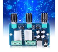 Vvikizy Placa Amplificadora Digital Diseño Compacto Salida Estéreo de 15 W para Proyectos de Audio de Bricolaje 80 X 60 X 15 Mm 1 Pieza