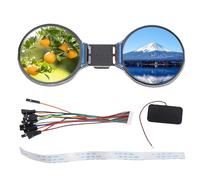 Vvikizy Placa de Desarrollo LCD de Doble Ojo de 1,28 Pulgadas, Procesador S3 WiFi Bluetooth 5 de Doble Núcleo de 240 MHz, con Códec de Sonido y ADC ES7210, para Relaciones Pública