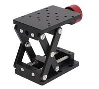 Vvikizy Plataforma Elevadora Manual de Aleación de Aluminio para Experimentos de Laboratorio con Ajuste de de 55 Mm y Construcción Duradera