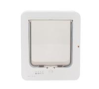 Vvikizy Puerta Inteligente para Gatos, Puerta para Mascotas Activada con Collar de Detección Automática con Entrada de 2 Vías para Interiores y Exteriores, Fácil Instalación Protector