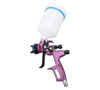 Vvikizy Pulverizador HVLP, Boquilla de 1,3 Mm, Taza de 600 Ml, Pulverizador de Pintura Profesional con Boquilla de Acero Inoxidable y Cabezal de Aire de Cobre, para Pintura de Proyectos