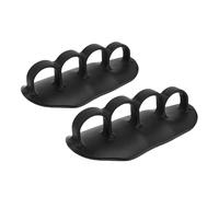 Vvikizy Puños de Entrenamiento, Resistentes Puños de Goma Elástica para Barra y Mancuerna con Fricción Mejorada, Adecuados para Levantamiento de Pesas, Entrenamiento de Fuerza, Dominadas (Negro)