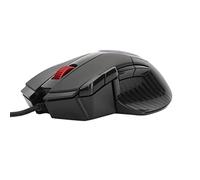 Vvikizy Ratón para Juegos, Marquesina RGB con Cable, 8 Teclas, 6 dpi Ajustables, Diseño Curvo Ergonómico, con Tecla Multifunción de Acceso Directo, para PC, Computadora, Juegos de Oficina (Negro)