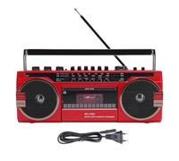 Vvikizy Registro de Reproductor de Cassette de BT BT, Radio Am FM SW con Jack de Auriculares USB Aux, Convertidor MP3 para Teléfonos Inteligentes Las Computadoras (Enchufe de la UE)
