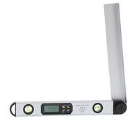 Vvikizy Regla de ángulo Digital de Alta Precisión, Transportador de Nivel Electrónico LED Sensible para Carpintería y Bricolaje, 400 Mm de Largo, Viene con Manual de Usuario
