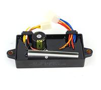 Vvikizy Regulador de Voltaje del Generador, Estabilizador de Voltaje Resistente para Soldadura Eléctrica de 5-6,5 KW, Hecho de ABS y Latón, Ideal para Uso Diésel y Gasolina, 1 Unidad