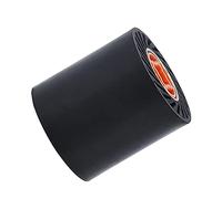 Vvikizy Rueda de Pulido de Goma para Accesorios de Máquina de Trefilado, Peso Ligero, 100mm, Negro, 1 Pieza