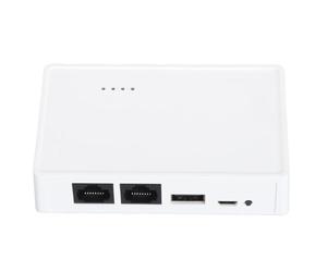 Vvikizy Servidor de Impresión Inalámbrica USB, Convierta la Impresora USB en Impresora WiFi con un Puerto USB2.0 de 480Mbps y un Puente LAN de 100Mbps, Admite 4 Impresoras a Través de