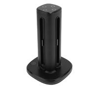 Vvikizy Soporte de Cargador para Consola de Juegos, Iluminación RGB Ajustable, Base de Carga Rápida para Noches de Juegos Multijugador con 4 Ranuras para Controlador