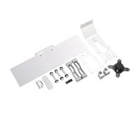 Vvikizy Soporte de Escritorio para Teclado y Pantalla Integrado de Aleación de Aluminio Que Ahorra Espacio para una Organización Eficiente del Espacio de Trabajo en Oficinas Pequeñas o Uso