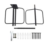 Vvikizy Soporte para Silla de Montar, Soporte de Metal Engrosado Montado en la Pared con una Sola Barra para Almacenamiento de Mantas y Almohadillas para Montura de Caballo en un Garaje