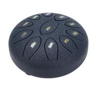 Vvikizy Tambor de Lluvia, Percusión de Tambor Manual de Acero Al Carbono de 6 Pulgadas y 11 Tonos con Diseño Elegante para Acampar en el Jardín Al Aire Libre (Azul)