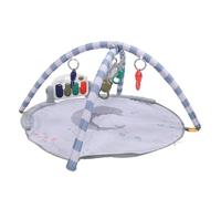 Vvikizy Tummy Time Play Mat, Lindo Gimnasio Portátil para Bebés con Campanas y Juguetes para Recién Nacidos de 0 a 36 Meses