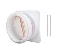 Vvikizy Válvula de Retención Universal para Campanas Extractoras de Cocina, Válvula Antiolor de Sellado Rápido ABS, Mano de Obra Fina para Tuberías de 5,9-7,1 Pulgadas