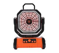 Vvikizy Ventilador de Camping Portátil con 3 Niveles de Brillo y Control Remoto, Ventilador de Tienda con Pilas para Barbacoa y Senderismo, 20000mAh