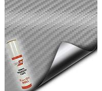 VViViD Craft 3D - Hoja de vinilo con textura de fibra de carbono, tamaño de 30,5 x 152 cm, para máquinas Silhouette, Cricut y Cameo, incluye hoja de papel de transferencia de 30,5 x 30,5 cm