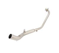 VVKFTP Silenciador de Escape para Zontes para ZT125 para U1 para G1 para Z1 para Z2 2021 2022 Tubo De Escape De Motocicleta Sistema Escape Moto Escape Delantero Medio Tubo Enlace