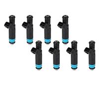 VVKFTPara Lotus para Esprit 1996-2004 8 Uds Adaptador Boquilla Riel Común para Coche Válvula Inyector Alta Impedancia Combustible Combinado con Flujo Motor FI114992 Boquilla inyector Combustible