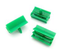 VVO Fasteners- Grapas de Plástica Verdes. Para Falda lateral, Cubierta del umbral. Compatibile con BMW 5er, (10 pzas)