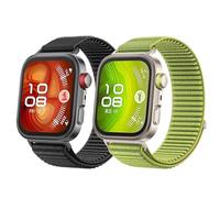 VVQWCY 2 pulseras de nailon Sport Loop para Huawei Watch Fit 3/4 Pro