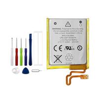 Vvsialeek 616-0640,616-0639 - Batería de repuesto compatible con iPod Nano 7, iPod Nano 7th y iPod Nano 5th A1446 con kit de herramientas