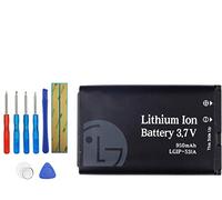 Vvsialeek Batería de repuesto LGIP-531A SBPL0090501 compatible con Envoy 2 UN160, Envoy 3 UN170, Saber UN200 T-Mobile B450, Cricket B460, AT&T B470, KU250 con kit de herramientas