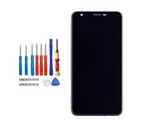 Vvsialeek LCD compatible con LG K30 2019 LM-X320EMW LMX320EMW 5.4 "pulgadas LCD pantalla táctil marco negro con herramientas