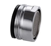 VVW&LIU 24/28 mm Rosca Macho burbujeador de Agua Cabeza giratoria Grifo de Ahorro aireador Conector difusor Filtro Adaptador de Malla Accesorios, 28 mm, h