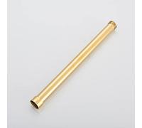 VVW&LIU BrassExtend Tubo para Grifo de Ducha Cromo/Dorado/níquel Cepillado/Bronce Negro Grifo de Ducha Tubo de extensión Tubo de Ducha, Dorado 30 cm