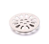 VVW&LIU Cubierta de desagüe de Piso de Acero Inoxidable Desbordamiento Redondo Antiobstrucción Drenaje de Ducha Colector de Cabello para baño Lavadora Inodoro Alcantarillado,A1