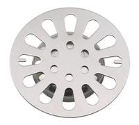 VVW&LIU Cubierta de desagües de Piso de Acero Inoxidable Drenaje de Ducha antiobstrucción Redondo Filtro de Fregadero Universal Tapón colector de Cabello Accesorios de baño,H