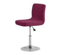 VVW&LIU Funda para Silla de Bar de Jacquard, Funda para Taburete de Bar con Respaldo Corto, Fundas para Hotel, Banquetes, Comedo