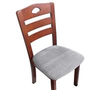 VVW&LIU Fundas de cojín de Asiento de Tela de Terciopelo Suave, elásticas, Lavables, de Licra, para Silla de Comedor, para el ho
