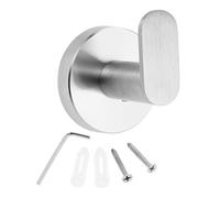 VVW&LIU Gancho de Pared de Acero Inoxidable para Toallas, Ropa y Batas, Ideal para baño, Cocina y Oficina. Acabado en Cromo Pulido/níquel Cepillado.