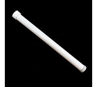 VVW&LIU Tubo de Ducha de Latón, Barra de Extensión de 30 cm, Barra Deslizante, Blanco