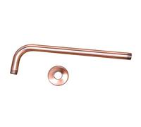 VVW&LIU Tubo de extensión de ducha de cobre antiguo rojo, bronce, latón, cromo, 2,5 mm, 1,9 cm, 1 unidad