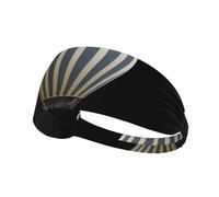 VVXBHGR Aerial Love - Diadema elástica con estampado de globos de aire caliente para hombres y mujeres, suave, de secado rápido