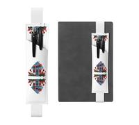 VVXBHGR Black A Small House Covered with Roses Prints - Estuche de piel de PVC 2 en 1, antideslizante, almacenamiento esencial para cuentas de viaje, White, Talla única, Mochila escolar