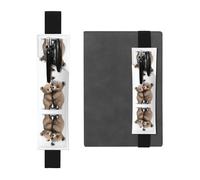 VVXBHGR Black Mother Bear hugs The Little Bear Prints - Estuche de piel de PVC 2 en 1, antideslizante, almacenamiento esencial para cuentas de viaje, Black, Talla única, Mochila escolar