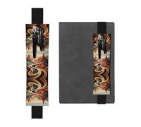 VVXBHGR Black Ribbon of The Earth - Estuche para lápices de piel de PVC, 2 en 1, antideslizante, esencial para cuentas de viaje, Black, Talla única, Mochila escolar