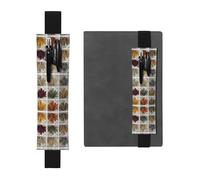 VVXBHGR Black The Art of Napkin - Estuche plegable de piel de PVC para lápices, marcapáginas, 2 en 1, antideslizante, esencial para cuentas de viaje, Black, Talla única, Mochila escolar