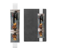 VVXBHGR Black The Little Bear Traveling Around The World Prints - Estuche de piel de PVC 2 en 1, antideslizante, almacenamiento esencial para cuentas de viaje, White, Talla única, Mochila escolar